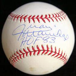 1983 HOF Giants Juan Marichal Signed Baseball TSP Tri Star Productions  