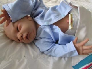 Reborn Doll Must See Boy Tanner w Belly Plate  
