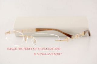 Brand New Charmant Eyeglasses Frames Titanium Line Art XL 2011 GW Gold for Women  