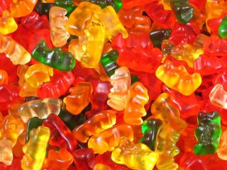 Assorted Gummy Bears Candy 1 Lb