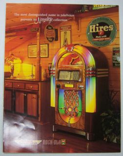 Vintage 1997 Jukebox Advertising Brochure Rock Ola by Antique