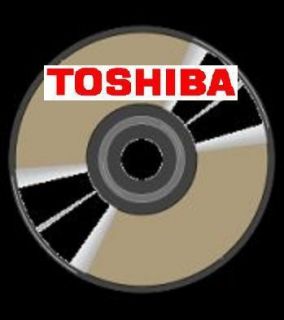 Toshiba restore recovery CD DVD NOT JUST DRIVERS Orig operating System