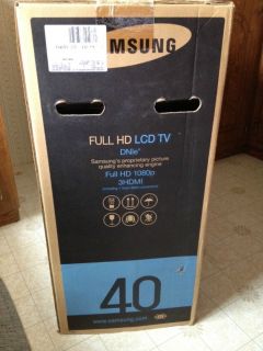Samsung 40 HD LCD TV Brand New in Box Never Opened