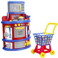 Just Like Home Kitchen Cart Playset New 