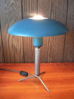 vintage 1950s louis Kalff philips table desk lamp industrial modernist