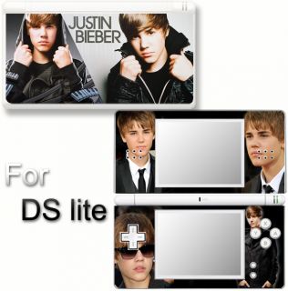 Justin Bieber Popular Skin Sticker Cover 3 for DS Lite
