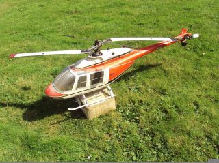 Radio Controlled Helicopter Kalt with Jet Ranger Body