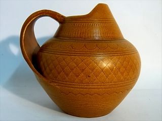 Beautiful Vintage Vase Signed w Kagel Germany Studio Pottery 60s