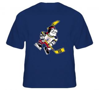 Kansas City Scouts Mascot Retro Hockey T Shirt