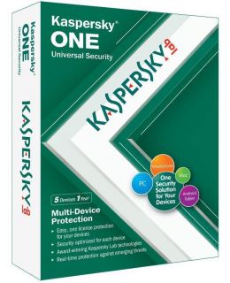Kaspersky One Universal Security 5 Devices 1 Year