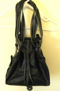 Cynthia Rowley Small Karolina Black Leather Handbag