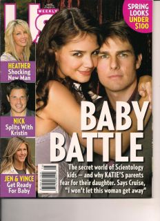 Katie Holmes Tom Cruise Baby Battle US Nick Lachey Vanessa Minnillo R