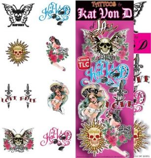 La Ink Kat Von D Temporary Tattoos You Pick