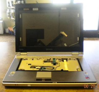 Toshiba Qosmio Laptop Casing Motherboard and CPU