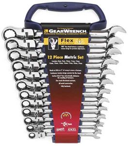 KD Tools GearWrench 9901 Metric Flex Head Combination Ratcheting