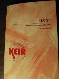 Fundamentals of Insurance Planning Keir Digest 4th Ed Course HS 311