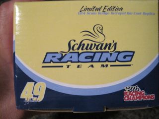 Schwans Ice Cream Racing Champions 49 Ken Schrader Dodge Intrepid