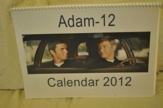 Martin Milner Kent McCord Adam 12 2012 Calendar