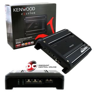 Kenwood X500 1 Car Audio Monoblock Amplifier 500W RMS
