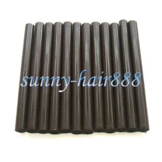 12 x Keratin Glue Sticks for Pre Bonding Hair Extensions Coffee Brown