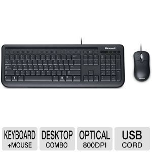 Wired Desktop 400 for Business Keyboard and Mouse 0885370246766