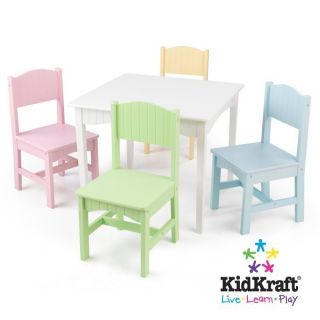 KidKraft Nantucket Pastel Table Four Chair Set