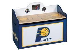 Indiana Pacers Toy Chest by Guidecraft Kids Furniture Toy Box