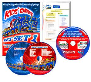  speech therapy music CD lot plus extras Kids Express Train KET set 1