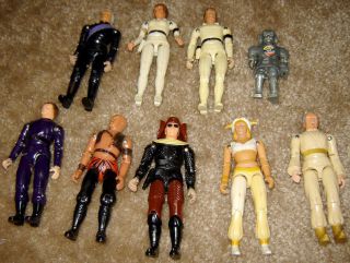 Vintage 1979 Buck Rogers Complete Set of All 9 Action Figures