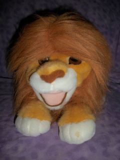 Lion King Plush Hand Puppet Growls Simba 1993 Mattel
