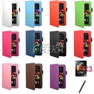 Eeekit for  Kindle Fire HD 7 Multi Color Leather Case Screen
