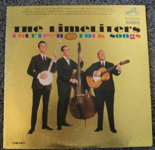 The Limeliters Fourteen 14k Folk Songs LP Album