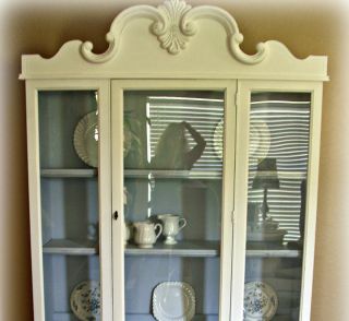 French Painted China Cabinet Hutch Annie Sloan Chalk Paint Ascp