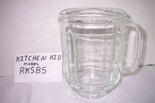 KITCHENAID BLENDER REPLACEMENT GLASS JAR PITCHER MODEL KSB5 5 CUPS 40
