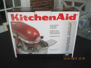 KITCHEN AID STAND MIXER ACCESSORY SPLASH POURING SHIELD KPS2CL UNUSED