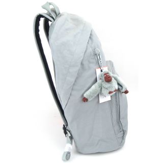 Kipling Ridge Large Travel Backpack School Bag Monkey Keychain Lime