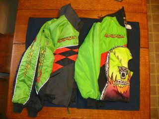 Arctic Cat Snomobile Jackets Two Jackets and Face Mask