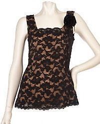 Kathleen Kirkwood Riviera Lace Cami with Removeable Pin