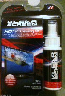 Klear Screen HDTV Screen Cleaning Kit Clean and Protect LCD LED Plasma
