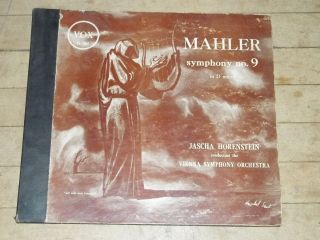 Vintage 1952 VOX record set. Mahler symphony no.9, Vienna symphony