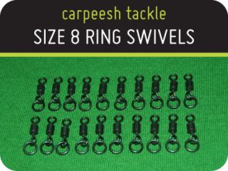 Flexi Ring Swivels Size 8 Carp Tackle Korda Compatible