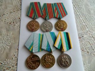 RARE Order Medal Russian Kozak Sibir 6 Pcs