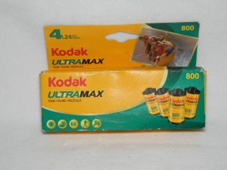 Kodak Ultramax 800 35 mm Film 24 Exposures 4 Rolls Exp 2 2013