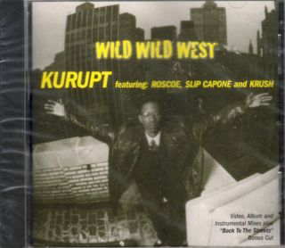 Kurupt Wild Wild West New SEALED CD Roscoe Krush