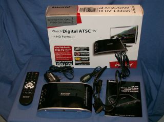 Kworld ATSC QAM Digital HD TV Tuner Box Converter TVBox SA290 Q DVI