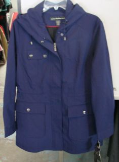 Kristen Blake Coat Jacket Poly Waterproof Small Prple