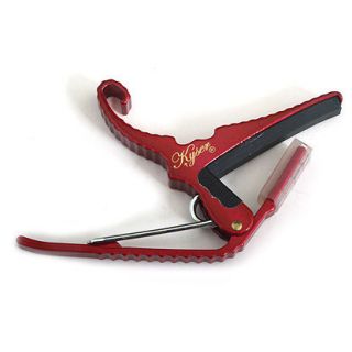 NEW Kyser Quick Change Guitar Capo 6 String KG6R RED** FREE 2 FENDER