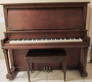 Antique Piano 1918 Kurtzman Upright Piano
