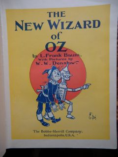 FRANK BAUM THE NEW WIZARD OF OZ 2ND EDITION 1903 DENSLOW