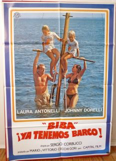 Laura Antonelli MI Faccio La Barca Movie Poster Spanish 1981 Sergio